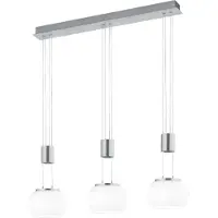 TRIO Lustre LED MADISON argenté par 342010307