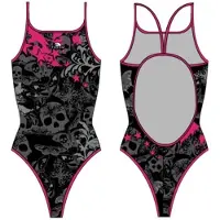 Turbo Skull Butterflyers Stars Swimsuit Noir M Femme