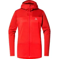 Haglöfs Roc Flash Mid Full Zip Sweatshirt Rouge M Femme