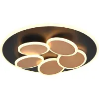 TRIO Plafonnier moderne Mandala noir Ø 48cm