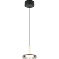 TRIO Lampe suspendue LED Celeste Ø 22cm - verre fumé