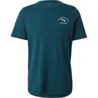 Puma Hommes, T-shirt de sport, Tee graphique CLASS (XXL), Vert, XXL
