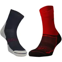 Mund Socks Pack Camino De Santiago Socks Rouge,Noir EU 34-37 Femme