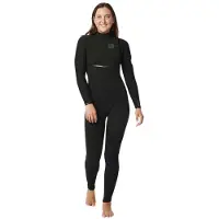Rip Curl Ebomb 43gb 4/3 Mm Woman Long Sleeve Back Zip Neoprene Suit Noir 4 Femme