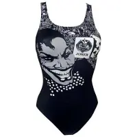 Turbo New Jocker Pro Resist Swimsuit Noir,Gris 9-10 Years Fille