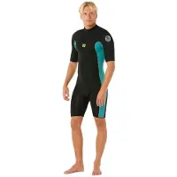 Rip Curl Shorty à Manches Courtes Avec Fermeture éclair Dans Le Dos Dawn Patrol Spring 22 2 Mm