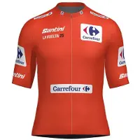 Santini La Vuelta Leader Short Sleeve Jersey Orange M Homme