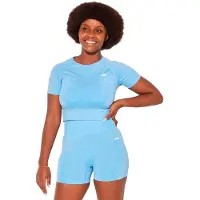 42k Running Inspire Short Leggings Bleu S Femme