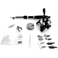 Jocca Fishing Set spinning combo silver 1.80 m silver 1.80 m