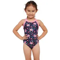 Zoggs Ruffle Crossback Swimsuit Multicolore 24 Months Fille