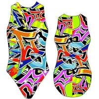 Turbo Grafitti Swimsuit Multicolore S Femme
