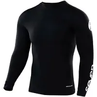 Seven Zero Staple Compression Long Sleeve Base Layer Noir M Homme