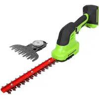 Greenworks Ciseaux à herbe et à haie 24V - Sans batterie ni chargeur