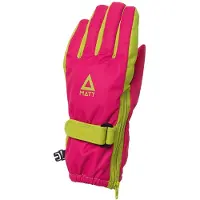 Matt Open Side Gloves Rose 6 Years Fille