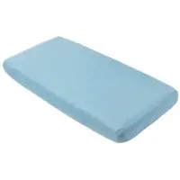 BabyCalin Lot De 2 Draps Housse 70 X 140 Cm All Over Ours / Uni Bleu -
