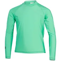 Speedo Rashguard à manches longues vert, 13-14 ans, garçons ; vert, 13-14 ans, filles