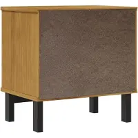 vidaXL Table de chevet FLAM 49x35x50 cm bois de pin massif