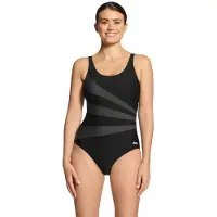 Zoggs Sandon Scoopback E Plus Swimsuit Noir 40 Femme