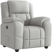 vidaXL Fauteuil relax gris nuageux Tissu