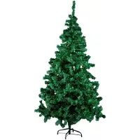 Arti Casa Artificial Christmas Tree 180 cm - Epicéa pour Noël avec pied de sapin - Sapin de Noël en plastique - Décoration de Noël pour l'intérieur - Vert