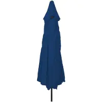 vidaXL Parasol de jardin bleu azur 394 x 394 x 248 cm