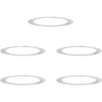 vidaXL adapté aux anneaux d'arbres plats 5 pcs argent Ø90 / 120 cm
