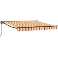 vidaXL Cadre d'auvent multicolore 350 x 250 cm