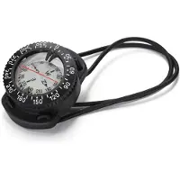 Divemarine Bungee Mount Wrist With Elastic Cord 60 Mm Compass Noir