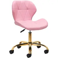 Activeshop Tabouret cosmétique Qs-06G Or rose