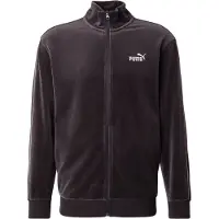 Puma Veste De Survêtement En Velours Essentials Elevated Homme, Vêtements, Noir, L