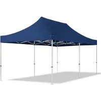 TOOLPORT 3x6 m Tonnelle pliante Alu, PES 800, bleu