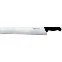 Arcos Couteau À Salami 2900 - Prof 298825 En Acier Inoxydable Nitrum Et Mango Polypropylène Noir Ergonomique Avec Lame De 41 Cm, Vitrine.