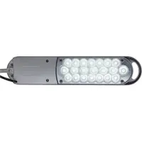 MAUL Lampe de table MAULatlantic LED 6.500 K pied à serrage argent