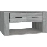 vidaXL Table basse Gris Sonoma 80x50x40 cm Bois composite