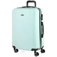 Itaca unisex. 71160-11 71160 Valise de voyage rigide turquoise -65x44x24cm (OSFA), Casuel, ABS/Polycarbonate