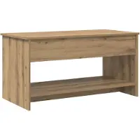 vidaXL Table basse en chêne Artisan 80 x 50,5 x 41,5 cm Bois composite