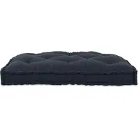 vidaXL Coussin pour canapé en palettes , anthracite, 120 x 80 x 12 cm, tissu