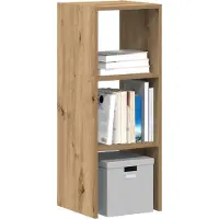 vidaXL Bibliothèque Empilable Chêne Artisan 30x30x80 cm Bois composite