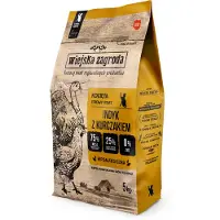 Wiejska zagroda Dinde &amp; poulet pour chatons 5 kg