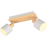 TRIO -Leuchten Spot de plafond SHANTI 2 flammes DH 9x19.50 cm multicolore Projecteur