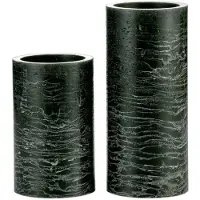 Pauleen 2 Bougies Cosy Shine Candle 0,2w 4lm 2800k Pile Min Cire Vert Foncé