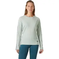 Helly Hansen Lifa Active Stripe Long Sleeve Base Layer Rose M Femme