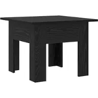 vidaXL Table basse Chêne noir Matériau bois Lumarko !