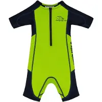 Aqua sphere Stingray Hp2 Short Sleeve Shorty Jaune 24 Months Enfants