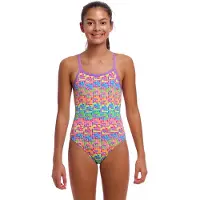 Funkita Single Strap Swimsuit Multicolore 10 Years Fille