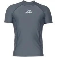 IQ-UV Uv 300 Slim Fit Short Sleeve Rash Guard Gris 3XL