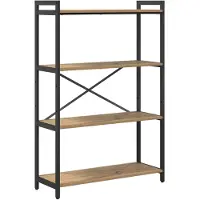 vidaXL Bibliothèque chêne artisanal 80 x 30 x 118 cm Bois d'ingénierie