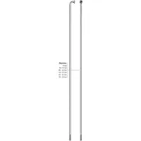Sapim Rayons Leader Inox J-bend 100 Unités
