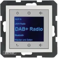 Berker S.1/B.X RADIO DAB+ PW BRILLANT (29848989 TOUCH RADIO)
