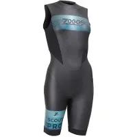 Zoggs Scout Pro Sleeveless Shorty Noir XS Femme